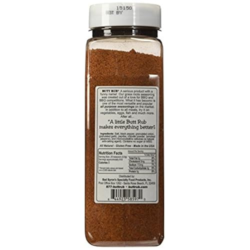 Bad Byron's Butt Rub (26 oz.) Grocery & Gourmet Food, Herbs, Spices & Seasonings, Mixed Spices & Seasonings, Barbecue Seasoning