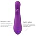 Utimi Silicone Vibrator 10 Speed Vibration for Women Clitoris G Spot Stimulaton