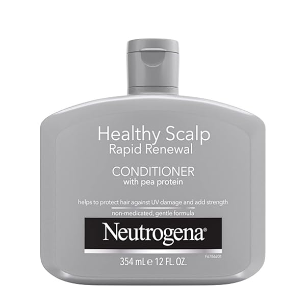 NEUTROGENA HEALTHY SCALP RAPID RENEWAL CONDITIONER WITH PEA PROTEIN & UV DAMAGE PROTECTING FOR STRONG HEALTHY-LOOKING HAIR, WHITE, UNSCENTED, 12 FL OZ