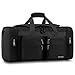 Gonex 45L Travel Duffel Bag Gym Bag Sports Duffle Bag Weekender Bag Luggage Duffel for Men Women for Hiking Camping Travelling Cycling with Multi-Pockets Black