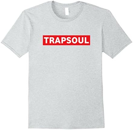 Mens Trapsoul shirt Crew Neck Concert shirt Casual Graphic tee Medium Heather Grey