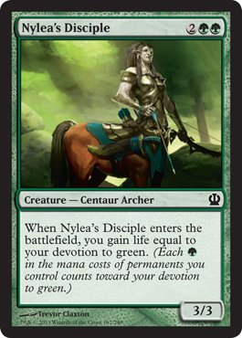 Magic: the Gathering - Nylea's Disciple (167/249) - Theros