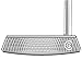 Cleveland Golf 2135 Satin Elevado Counter Balanced Oversized Grip Putter