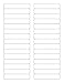 MACO Laser/Ink Jet White File Folder Labels, 2/3