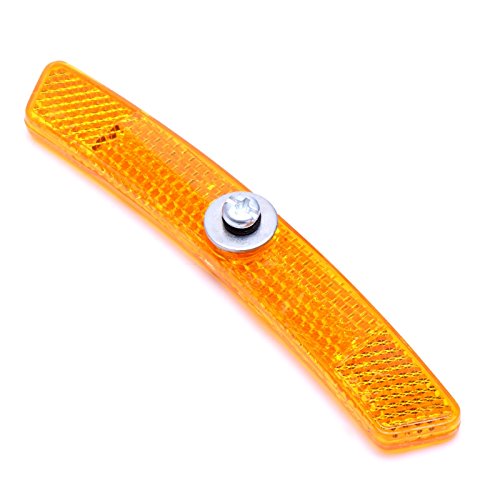 Kofun Bicycle Light Spoke Bike MTB Road Warning Reflective Reflector Wheel Rim Safety 4 Packs Yellow - Thumbnail 4