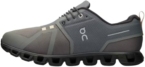 Amazon.com | On Men's Cloud 5 Waterproof Sneakers, Black/Black, 9