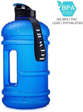 Dishwasher Safe New Material Tritan Plastic Hot Cold Water Jug Container Big Capacity 2.2L 75oz Half Gallon 1.3L 44oz 550ml Large Leakproof BPA Free Water Bottle for Fitness Camping Bicycle Gym