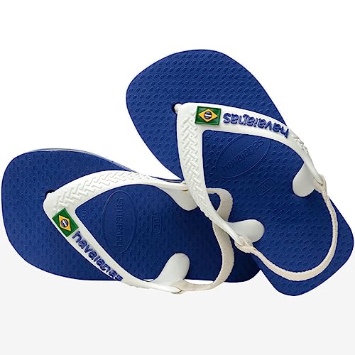 Chinelo Havaianas Baby Brasil Logo Rosa Cristal
