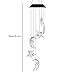 AceList Small Wind Chime 14 Inches Moon Wind Chime for Door Chime House Bedroom Dorm Room Decoration