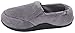 Isotoner Mens Microterry Slip-On Charcoal Large 9.5-10.5