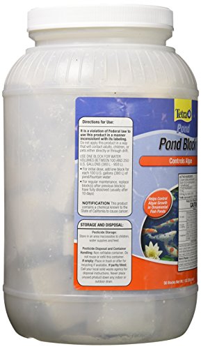 Tetra Pond Algae Control Pond Block, 1-Ounce, 50-Count