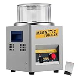 Mophorn Magnetic Tumbler Jewelry Polisher 110V-220V Magnetic Grinding and Polishing Machine 7.3 inch Jewelry Polisher Tumbler for Platinum Gold Silver Stainless Steel (185 mm)