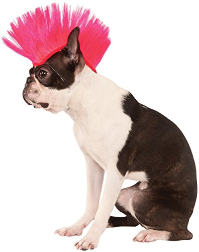 Rubies Costume Company Pink Mohawk Pet Wig