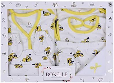BONELLE Newborn Baby Clothing Essentials Combo Gift Box (0-6 Months) (Set of 11 Pieces) (Newton)