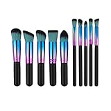 SMTSMT 10PCS Cosmetic Makeup Brush Brushes Set -Black