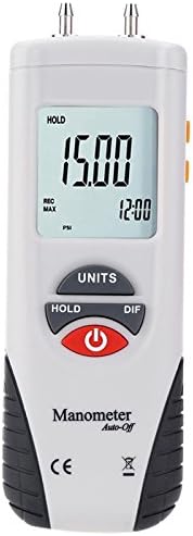 XINTEST HT-1895 LCD Digital Manometer Differential Air Pressure Meter Gauge PSI Instrument Presion Diagnostic-tool Data Hold