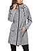 Romanstii Raincoat Outdoor Women's Lightweight Jackets Waterproof Packable Active Outdoor Rain Jacket