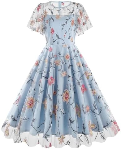 floral embroidered dress mesh Hello Spring! {Floral Embroidered Mesh Dress}