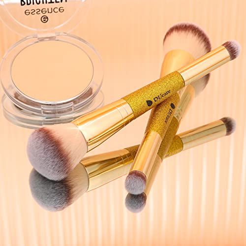 DUcare Makeup Brushes Double Ended Foundation Powder Brush Concealer