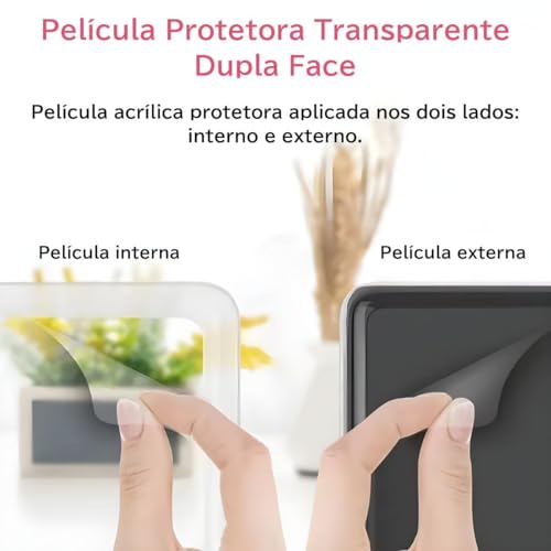 Capa Para Kindle Paperwhite 12ª Geração 7” (SA569P e SA568B) e Kindle Colorsoft (SA58CB e SA59CP) Auto Hibernação – Fechamento Magnético – Traseira Transparente (Preto)
