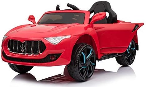 Baby Kart Ride On Electric Motor Car with Remote and Self Drive Steering 2- 10 Years ( Red-RBT 558 )