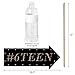 Big Dot of Happiness Funny Chic Sweet Sixteen Birthday - Pink, Black and Gold - 16th Birthday Party Photo Booth Props Kit - 10 Piece