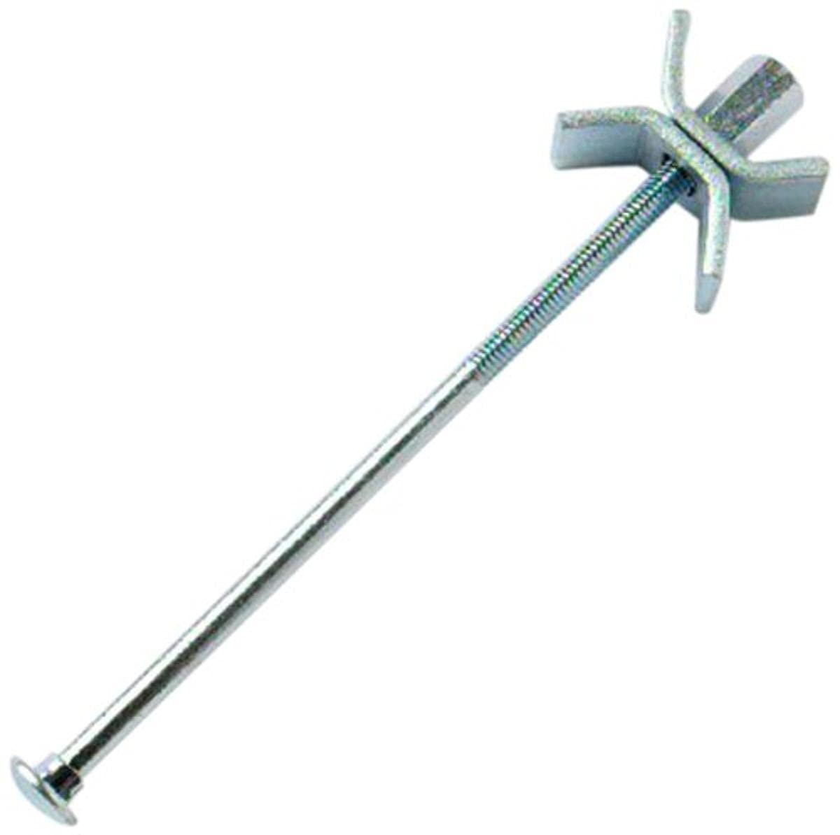 Merriway® BH01160 (10 Pcs) Zinc Plated Worktop Connectors Jig Clamps Joiners, M6 x 150 mm (1/4 x 6 Inch) - Pack of 10 Pieces