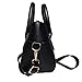 Handbag for Women, Cute Cat Top Handle Tote Bag, Girls Leather Satchel Cross Body Shoulder Bag with Strap Black