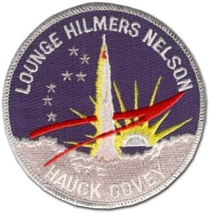 Space Shuttle Lounge Hilmers Nelson Hauck Covey Patch 4"