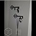 Comfify Decorative Wall Mounted Key Holder - Multiple Key Hooks Rack for Entryway - Hand Cast Aluminum Key Shaped - Modern Theme - Polished Finish - with Screws and Anchors