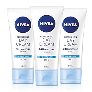 NIVEA-Light-Moisturising-Day-Cream-Pack-of-3-3-x-50-ml-Hydrating-Face-Cream-with-Vitamin-E-Skin-Care-Essentials-Intensive-Moisturiser NIVEA Light Moisturising Day Cream (50ml), Hydrating Face Cream with Vitamin E, Skin Care Essentials, Intensive…