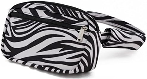 DayMakers BeSafeBags HipSafe Anti-Theft Security Waist Pack,Small, Zebra Microfiber