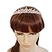 Rhinestone Crystal Tiaras and Crowns Headband For Women Birthday Pageant Wedding Prom Princess Crown, Rose Gold