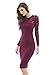 AX Paris Women's 3/4 Sleeve Lace Bodycon