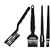 BLUECELL Set of 4 Plastic Handle Nylon Anti-Static Brushes for Cleaning Keyboard Circuit Board