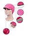 Surblue Winter Earflap Hat Skull Cap Outdoor Warm Windproof Fleece with Visor,Black