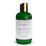 Hair Growth Botanical Renovation Step 2 Turmeric Saw Palmetto Natural Hair Growth Shampoo for Hair Loss and Hair Thinning Prevention Lab Formulated Alopecia and DHT Blocking, 10.2 oz.