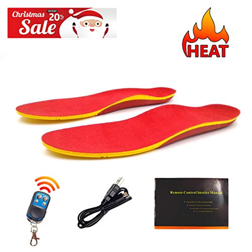 Rechargeable Heated Insoles with Remote Control Winter Hunting Boots Shoes Sneaker Ice Fishing Hiking Camping - Thumbnail 6