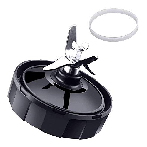 Vaorwne 7 Fins Extractor Blades for Ninja Blender Replacement Parts with Washer Rubber for Nutri Ninja Auto IQ BL486 BL642 N102 BL682 and More Nutri Ninja Blender