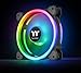 Thermaltake Riing Trio 140mm Circular 12 LED RGB High Static Pressure Radiator Fan TT Premium Edition Case Fans - 3 Pack CL-F077-PL14SW-A