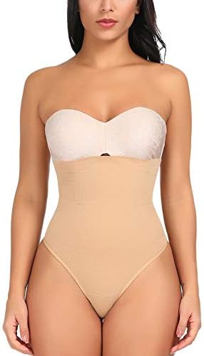 Sekluxy Women’s Shapewear High Waist Body Shaper Control Panties Seamless Butt Lifter