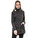 Diamond Candy Women's Waterproof Lightweight Raincoat - Hooded Active Outdoor Hiking Long Rain Jacket Windbreaker