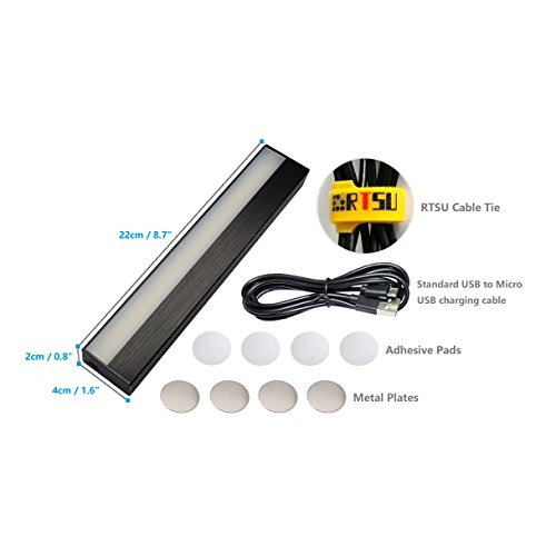 image for RTSU Touch Light, Rechargeable Wireless Magnetic Stick-on Anywhere Nig