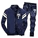 Realdo Clearance Sale Men's Athletic Tracksuit Set Warm Running Jogging Sportwear Sweat Suit