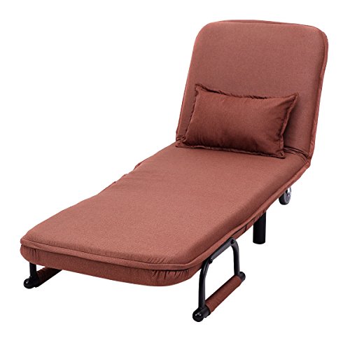 Folding Convertible Sofa Bed Arm Chair Sleeper Leisure Recliner Lounge Couch