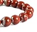 1 Strand Adabele Natural Red River Jasper Healing Gemstone 8mm (0.31 inch) Round Loose Beads Gem Stone Spacer (43-46pcs) for Craft Jewelry Making GF15-8