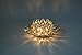 Lotus Flower Glass Crystal Silver Tealight Candle Holders Table Wedding Centerpieces