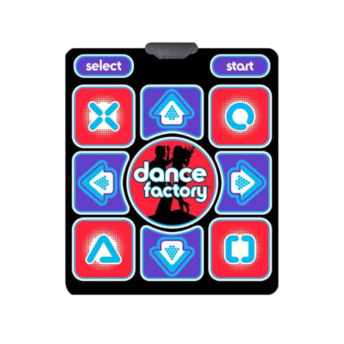 Dance Mat for TV, Active Dance Game Pad with Controller for Family Fitness, Interactive Exercise Mat with Music for Home Party, Fun Birthday & Christmas for All Ages