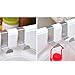 OYSIR Stainless Steel Hang Hooks for Cabinets Doors Cupboards Draw Cloth Towel Bag Hanger, 2PCS