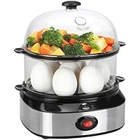 Electric Egg Cooker,14 Eggs Capacity Egg Boiler for Soft, Medium,Hard Boiled Eggs, Poached Eggs, Scrambled Eggs with…